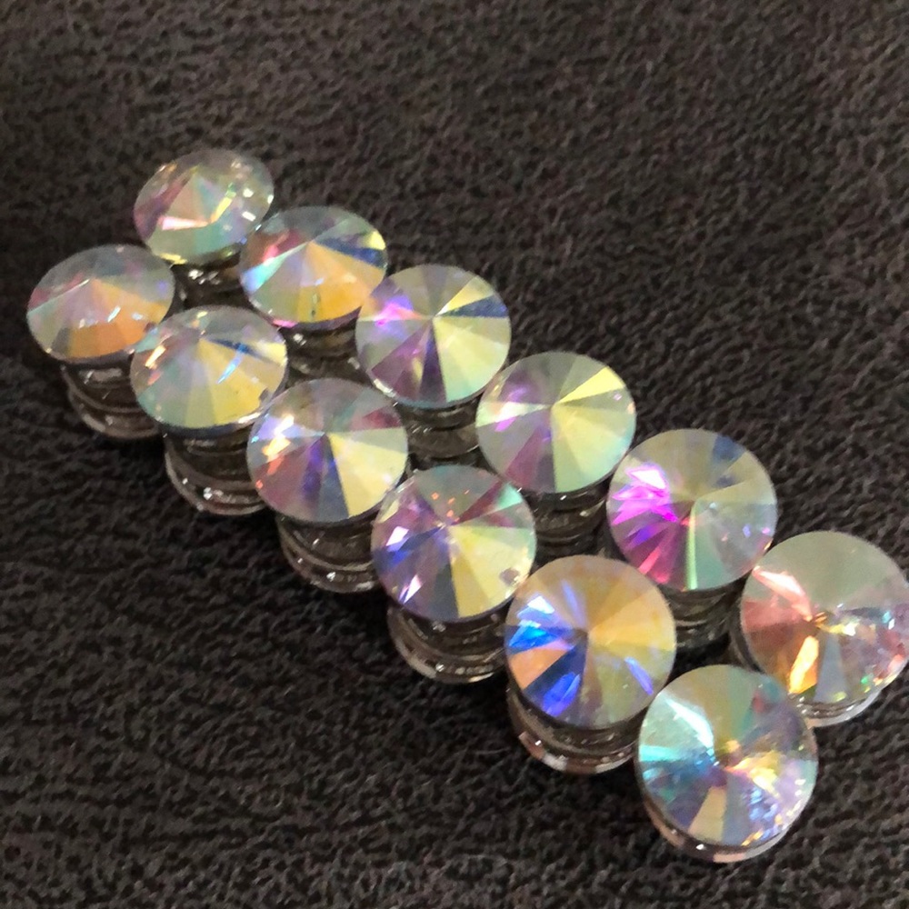 Large AB stone bracelet